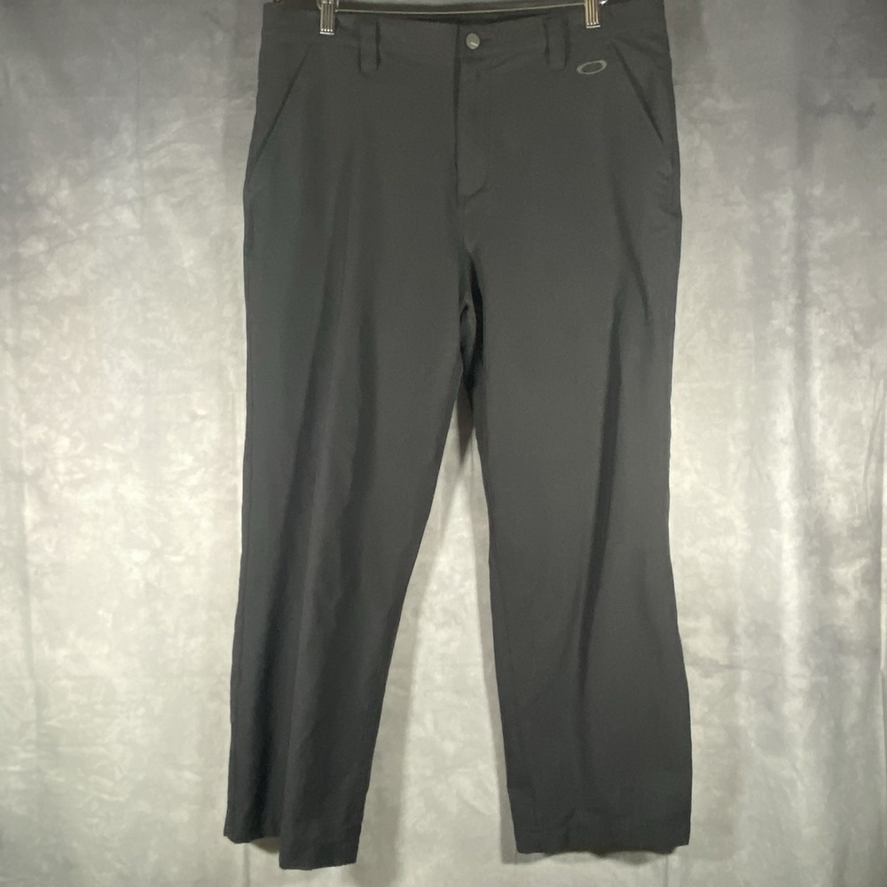 Oakley Mens 36X32 Pants Hiking Black Nylon Blend Golf Performance Activewear